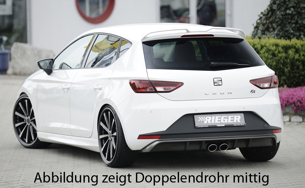 Difusor Seat Leon FR (5F) 5-dr. 01.13-12.16 -Look Carbono - Image 2