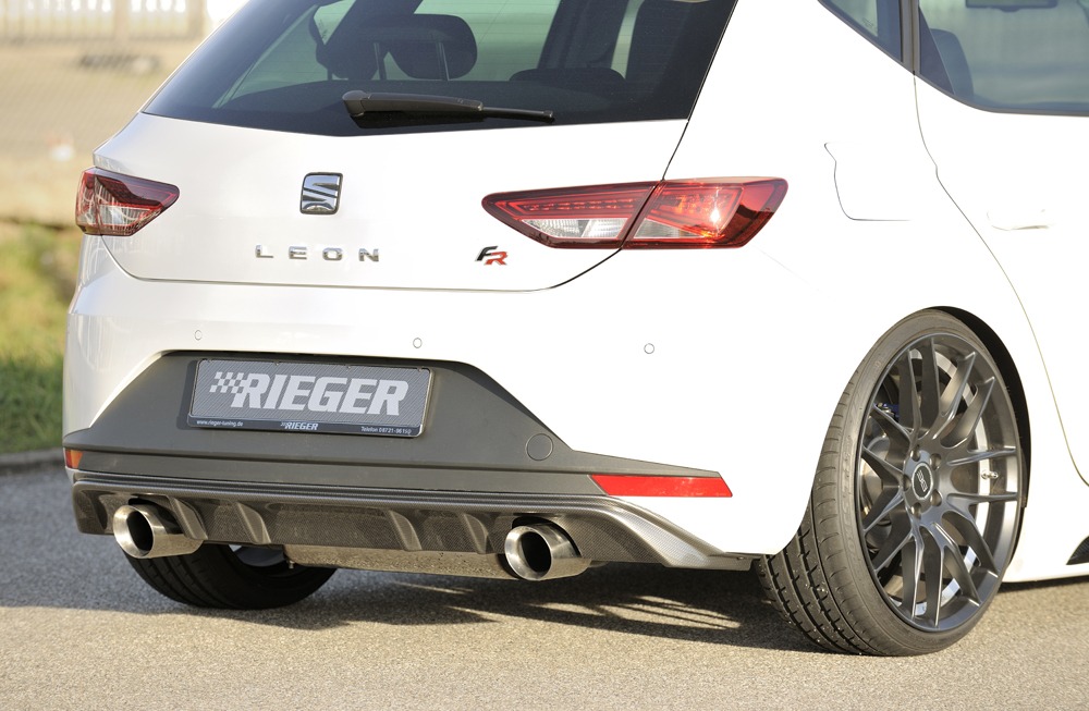 Difusor Seat Leon FR (5F) 5-dr. 01.13-12.16 -Look Carbono - Image 2