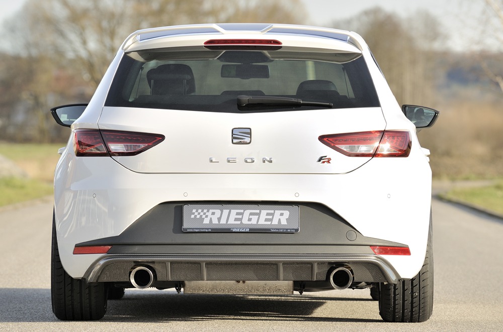 Difusor Seat Leon FR (5F) 5-dr. 01.13-12.16 -Look Carbono - Image 4