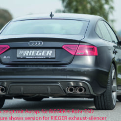 Alternative view of Difusor Audi A5 S5 (B8/B81) sportback 10.11-06.16  Look Carbono (S-LINE)
