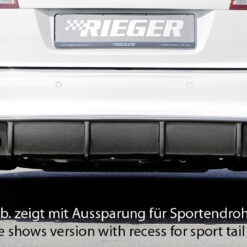 Difusor Audi A6 (4F) sedan 10.08-08.11  (Não SLINE) -Look Carbono
