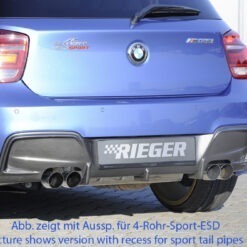 Alternative view of Difusor BMW 1-series F21  (1K2) sedan / 2-dr. 09.12-03.2015   -Look Carbono