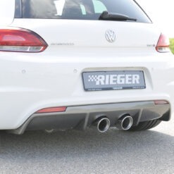 Difusor VW Scirocco R (13) 2-dr. 11.09-04.14   -Look Carbono