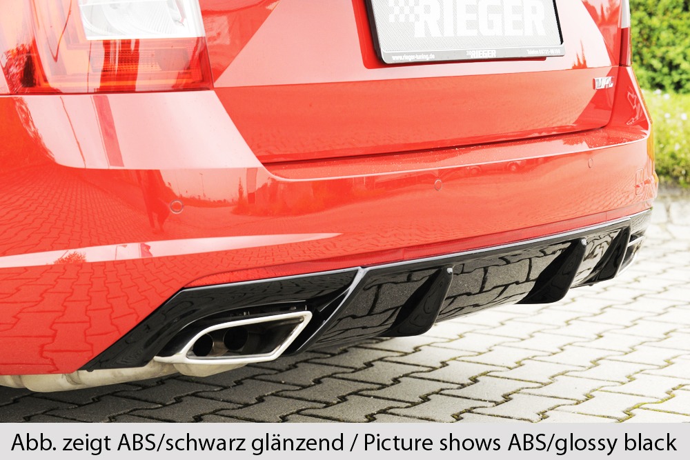 Difusor Skoda Octavia RS (5E) sedan 06.13-01.17 -Look Carbono - Image 2