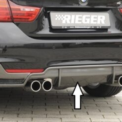 Difusor BMW 4-series F36  (3C) gran coupe (5-dr.) 07.15-  LCI Look Carbono