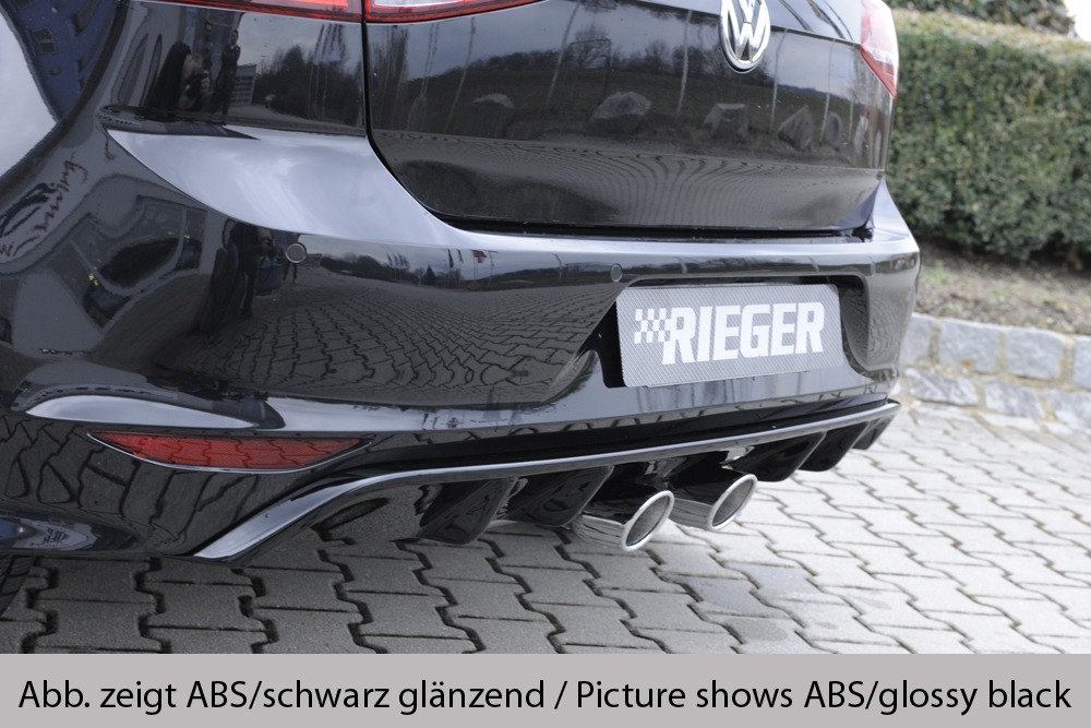 Difusor VW Golf 7 R-Line 3-dr. 10.12-12.16 -Look Carbono - Image 2
