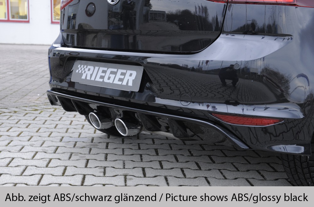 Difusor VW Golf 7 R-Line 3-dr. 10.12-12.16 -Look Carbono - Image 3