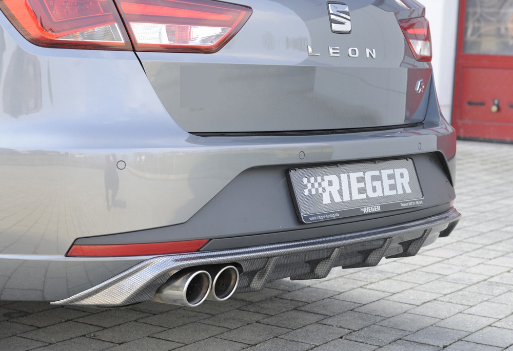 Difusor Seat Leon FR (5F) 5-dr. (ST/station wagon) 01.13-12.16 -Look Carbono
