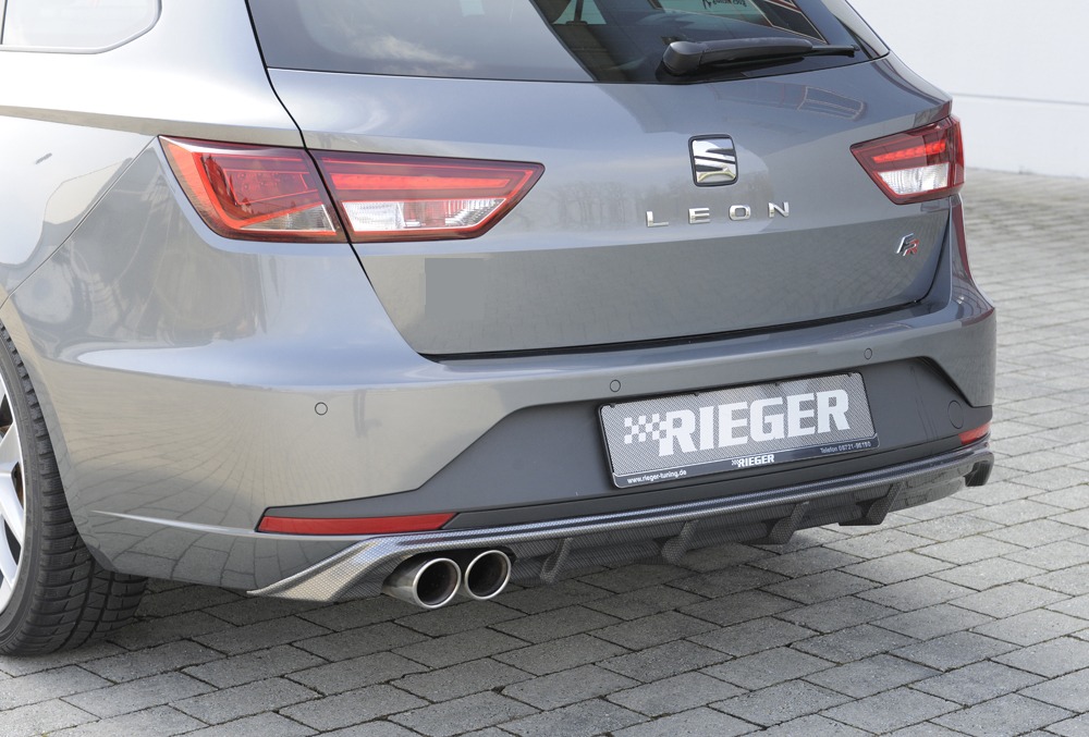 Difusor Seat Leon FR (5F) 5-dr. (ST/station wagon) 01.13-12.16 -Look Carbono - Image 3