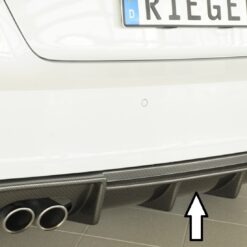 Difusor Audi A3 (8V) 5-dr. (sportback 8VA) 07.12-08.16  (S-LINE) -Look Carbono