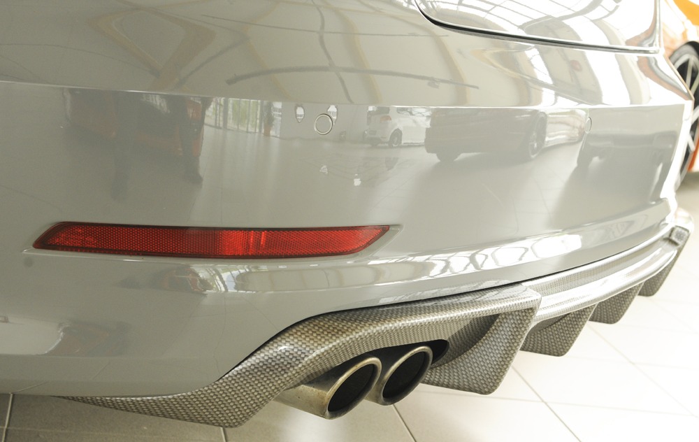 Difusor Audi A3 (8V) 5-dr. (sedan 8VS) 07.12-08.16 (S-LINE) -Look Carbono - Image 3