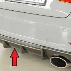 Difusor Audi A3 S3 (8V) 5-dr. (sedan 8VS) 05.13-08.16  (S-LINE) -Look Carbono