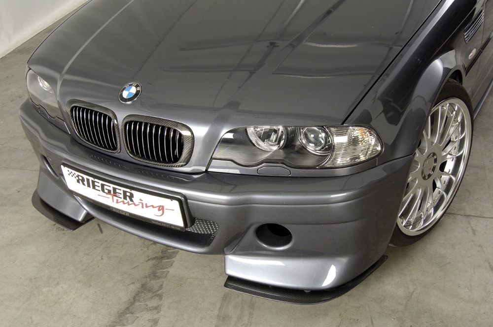 Spoiler / Lip BMW 3-series E46 M3 coupe 06.00- Look Carbono - Image 2
