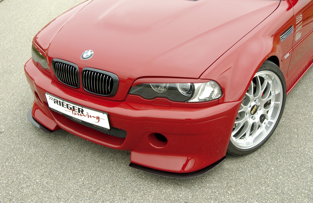 Spoiler / Lip BMW 3-series E46 M3 coupe 06.00- Look Carbono - Image 3