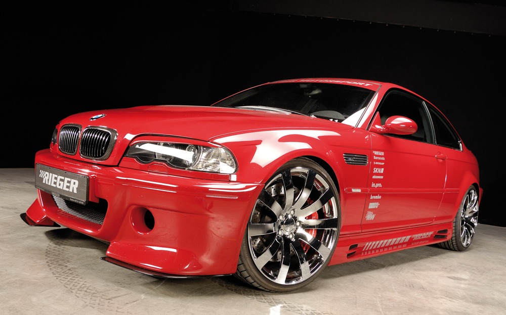 Spoiler / Lip BMW 3-series E46 M3 coupe 06.00- Look Carbono - Image 4