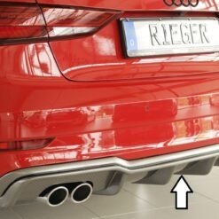 Difusor Audi A3 (8V) 5-dr. (sedan 8VS) 09.16-  (S-LINE) -Look Carbono