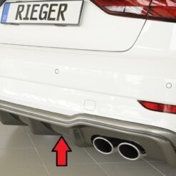 Difusor Audi A3 S3 (8V) 5-dr. (sedan 8VS) 09.16-  (S-LINE) -Look Carbono