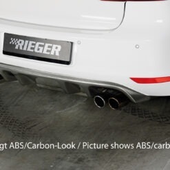 Difusor VW Golf 6 5-dr. 10.08-  -Look Carbono