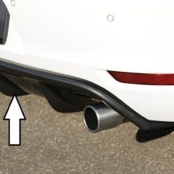 Difusor VW Golf 6 GTI convertible   -Look Carbono