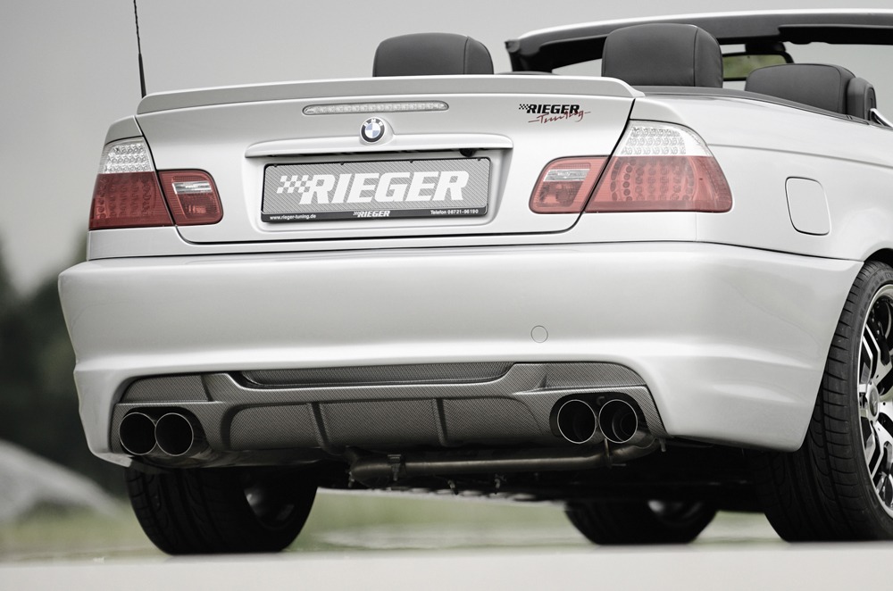 Difusor BMW 3-series E46 sedan 02.98-12.01 -Look Carbono - Image 2
