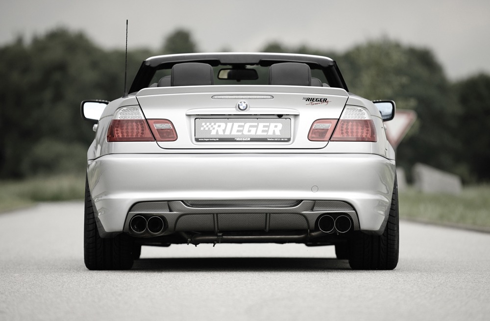 Difusor BMW 3-series E46 sedan 02.98-12.01 -Look Carbono - Image 4