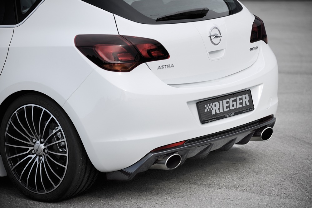 Difusor Opel Astra J hatchback 11.08-09.12 -Look Carbono - Image 2