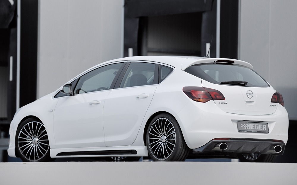 Difusor Opel Astra J hatchback 11.08-09.12 -Look Carbono - Image 4