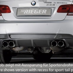 Difusor BMW 3-series E93 convertible 03.10-  LCI  -Look Carbono
