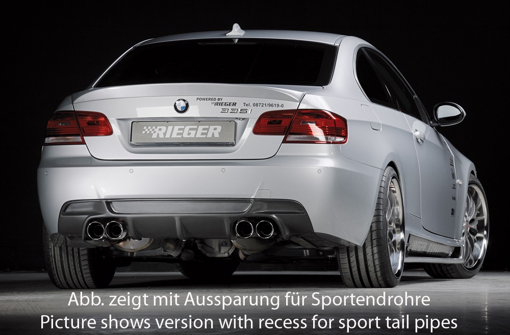 Difusor BMW 3-series E93 convertible 03.10- LCI -Look Carbono - Image 2