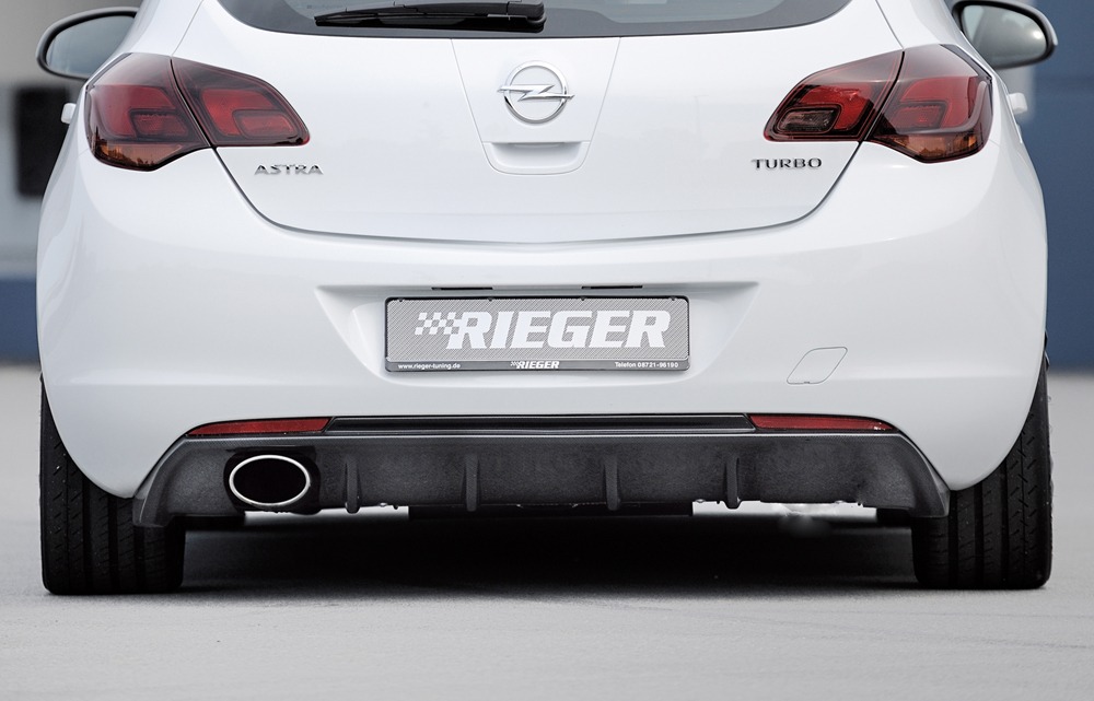 Difusor Opel Astra J hatchback 11.08-09.12 -Look Carbono - Image 2