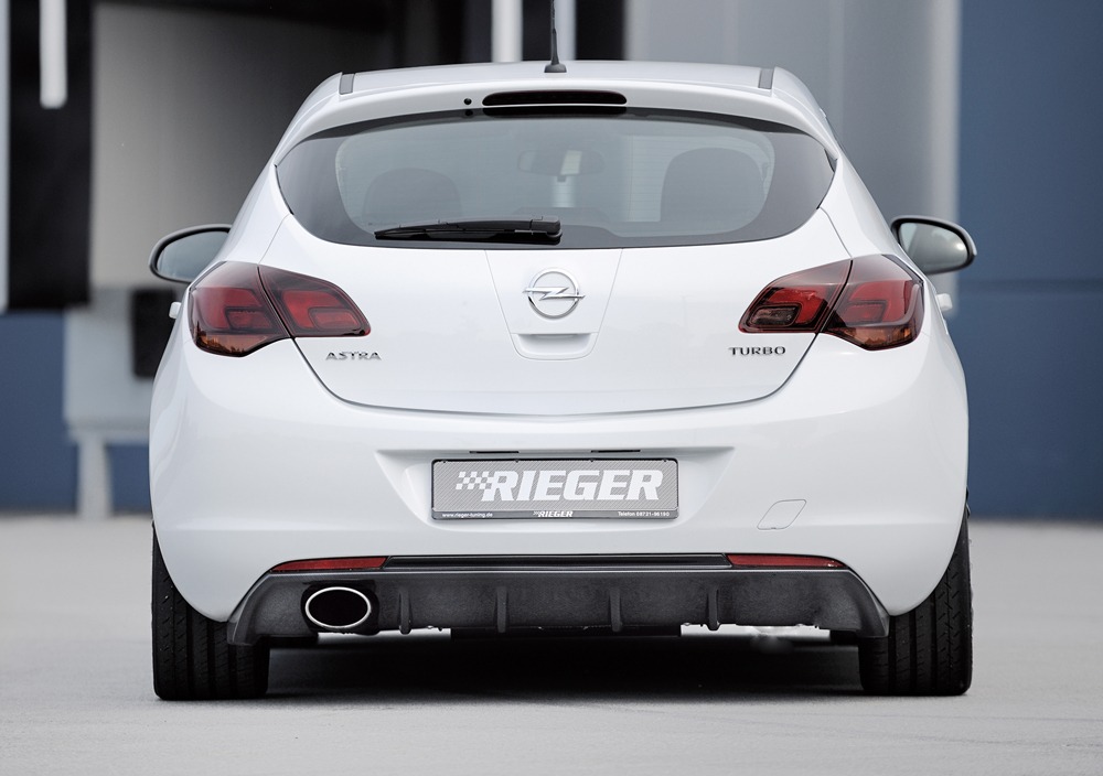 Difusor Opel Astra J hatchback 11.08-09.12 -Look Carbono - Image 3