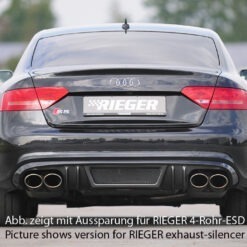 Alternative view of Difusor Audi A5 S5 (B8/B81) sportback 06.07-07.11  (S-LINE) -Look Carbono