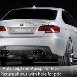 Alternative view of Difusor BMW 3-series E93 convertible 03.10-  LCI Preto Mate