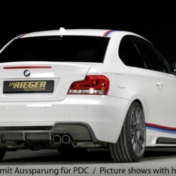 Alternative view of Difusor BMW 1-series E82, E88  (182 / 1C) coupe 10.07- Preto Mate