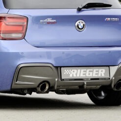Difusor BMW 1-series F21  (1K2) sedan / 2-dr. 09.12-03.2015  Preto Mate