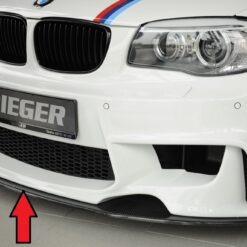 Spoiler / Lip BMW 1-series E87  (187 / 1K2/1K4) 4-dr. 09.04-08.11 Preto Mate