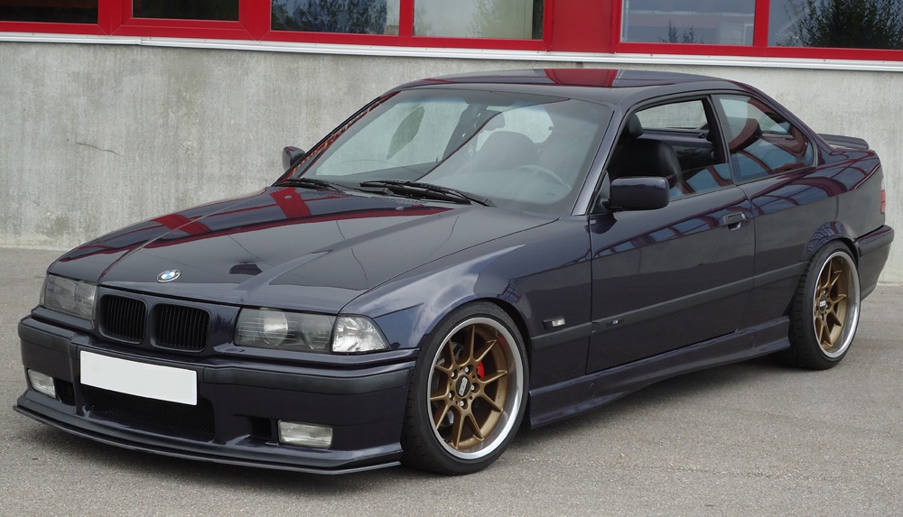 Spoiler / Lip BMW 3-series E36 sedan Preto Mate - Image 3