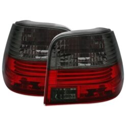 Farolins Volkswagen Golf 4 Escurecido/Vermelho