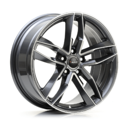 AVUS AF16 17x7,5 ET51 5x112 ANTHRACITE POLISHED