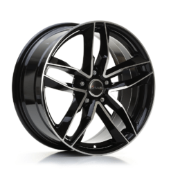AVUS AF16 17x7,5 ET51 5x112 BLACK POLISHED
