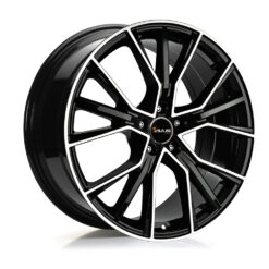 AVUS AF18 19x8,5 ET48 5x112 BLACK POLISHED