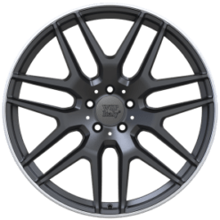 Jante Mercedes Style 21x10 ET28 5x112 DULL BLACK R POLISHED