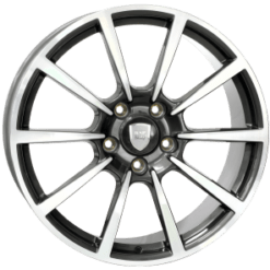Jante Porsche Style 20x10 ET45 5x130 ANTHRACITE POLISHED