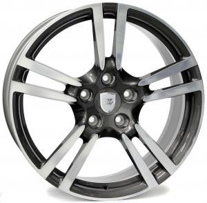 Jante Porsche Style 20x9,5 ET65 5x130 ANTHRACITE POLISHED