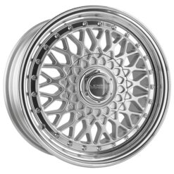 Alternative view of LENSO  BSX 7,0X15" 4X100 ET38 CB73,1 PLATA ARO PULIDO