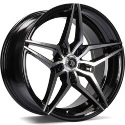 79Wheels SV-A 18x9 ET35 5x120 GLOSS BLACK POLISHED FACE