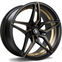 79Wheels SV-A 18x8 ET40 5x114.3 MATT BLACK GOLD MILL