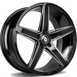 79Wheels SV-N 19x9,5 ET35 5x120 GLOSS BLACK POLISHED MILL