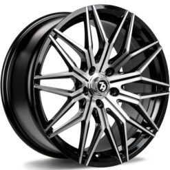 79Wheels SV-O 18x8 ET35 5x112 BLACK POLISHED FACE