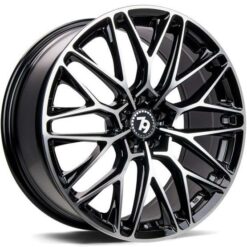 79Wheels SV-P 19x8,5 ET30 5x120 BLACK POLISHED FACE